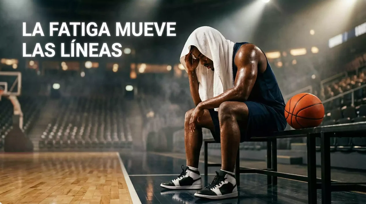 Back-to-back NBA y apuestas: cómo la fatiga mueve las líneas